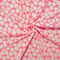 Neon Pink-White Poly Dot Print Liverpool Double Knit Fabric By the Yard